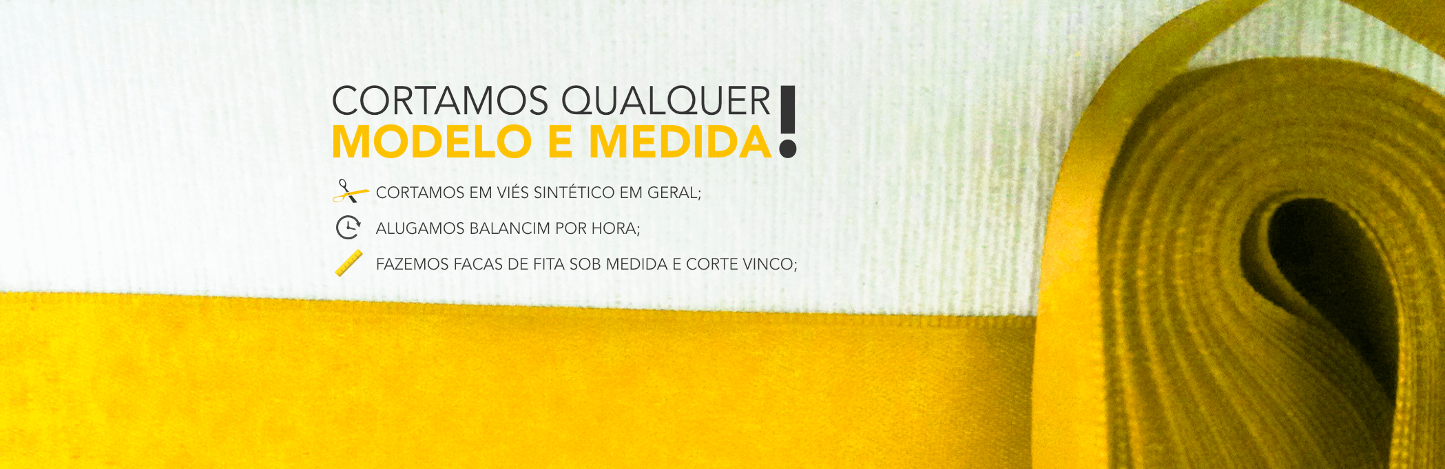 Banner Corte Sob Medida